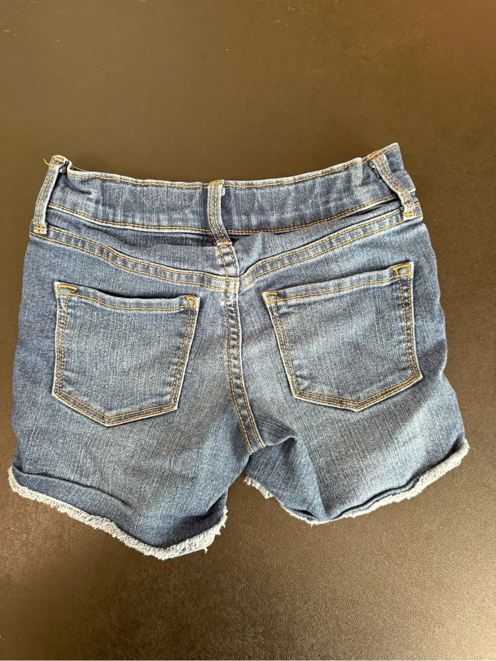 Old Navy Blue Denim Rolled Cuff Girls' Shorts
